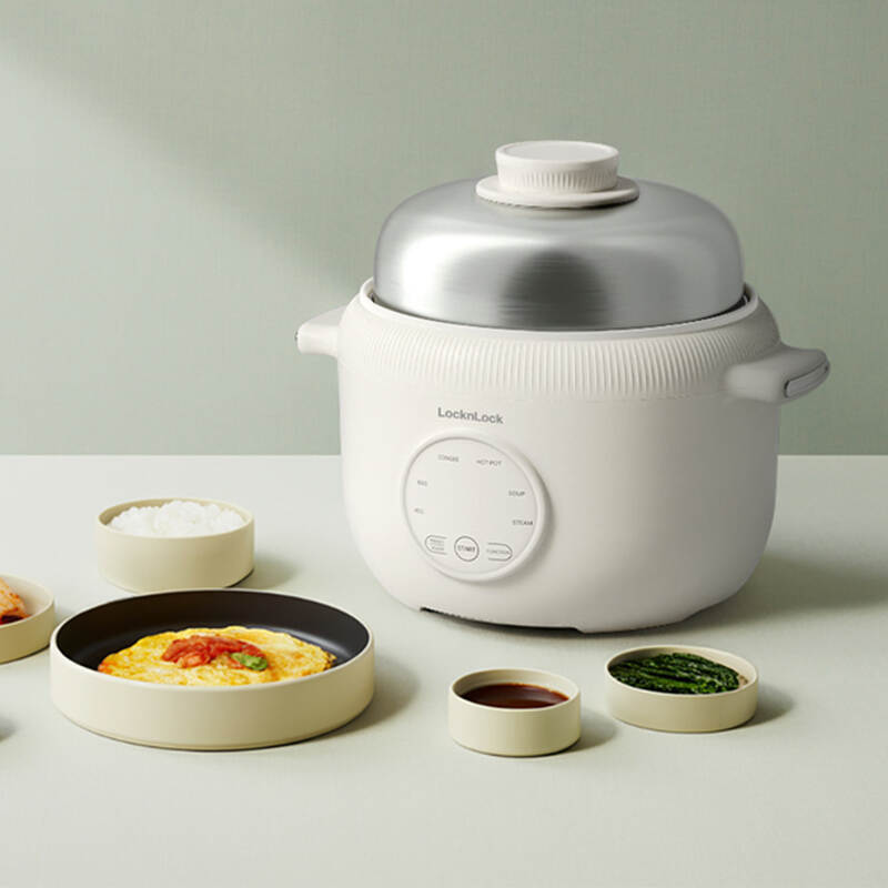 Nồi điện đa năng LocknLock Digital multipot 1.6L- Màu ngà - EJP186IVY, , large image number null